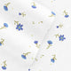 Light Blue, Floral Pattern 4-Piece Sheet Set