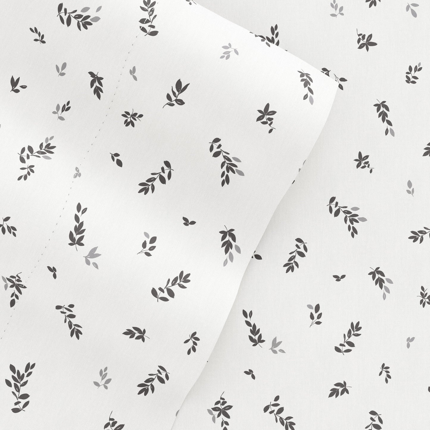 Spotted Leaves Pattern 4-Piece Sheet Set - Sale - Linens And Hutch