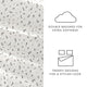 Spotted Leaves Pattern 4-Piece Sheet Set - Sale