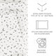 Spotted Leaves Pattern 4-Piece Sheet Set - Sale