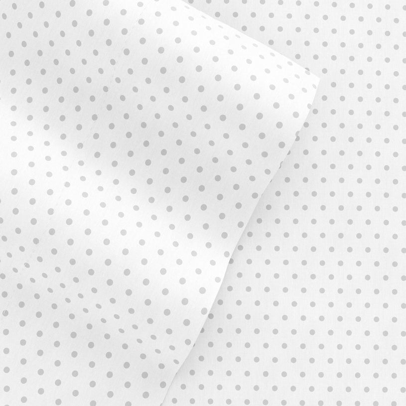 Light Gray, Stippled Pattern 4-Piece Sheet Set