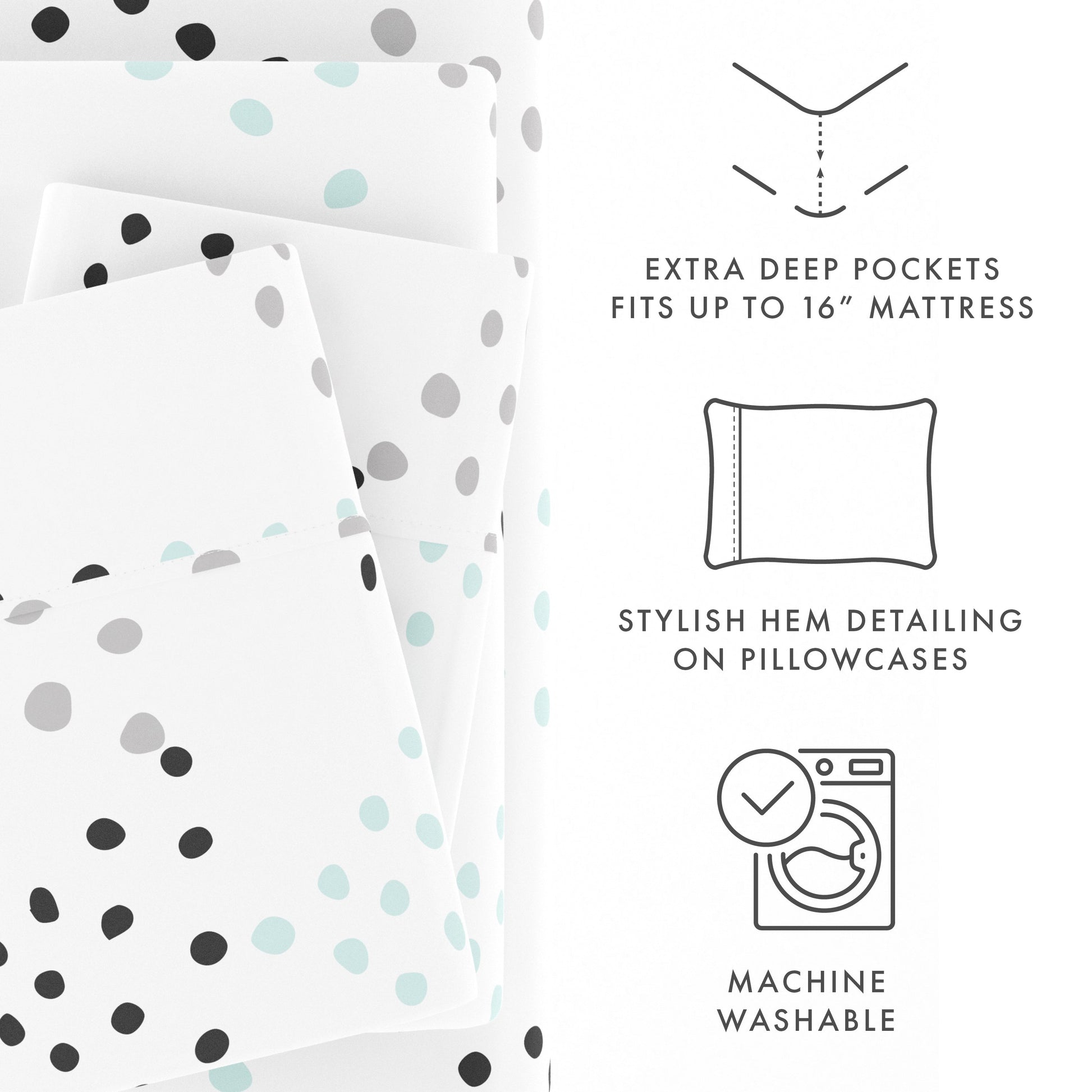 Trio Pattern 4-Piece Sheet Set - Sale - Linens And Hutch