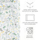 Wildflower Pattern 4-Piece Sheet Set - Sale