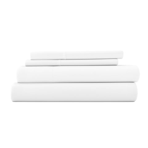 White, 4-Piece Essential Sheet Set