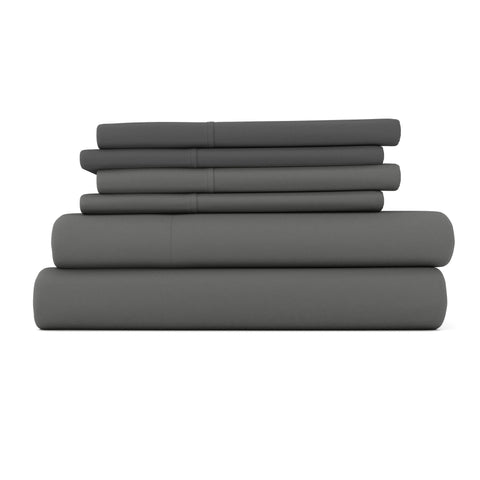 Gray, 6-Piece Essential Sheet Set