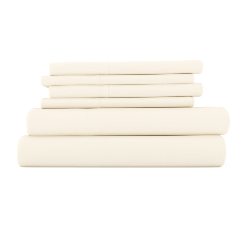 Ivory, 6-Piece Essential Sheet Set