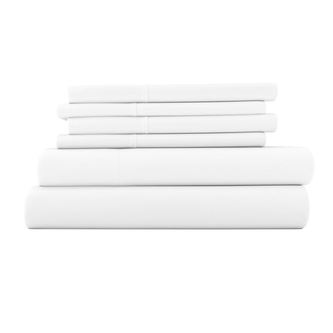 White, 6-Piece Essential Sheet Set