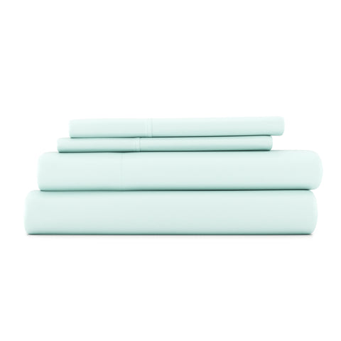 Aqua, 4-Piece Bamboo Sheet Set