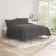 Gray, 3-Piece Herringbone Quilted Coverlet Set