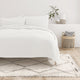 White, 3-Piece Herringbone Quilted Coverlet Set
