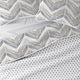 Diamond Chevron Reversible Quilted Coverlet Set