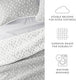 Painted Dots Reversible Quilted Coverlet Set