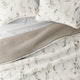 Watercolor Leaves/Stripe Reversible Quilted Coverlet Set
