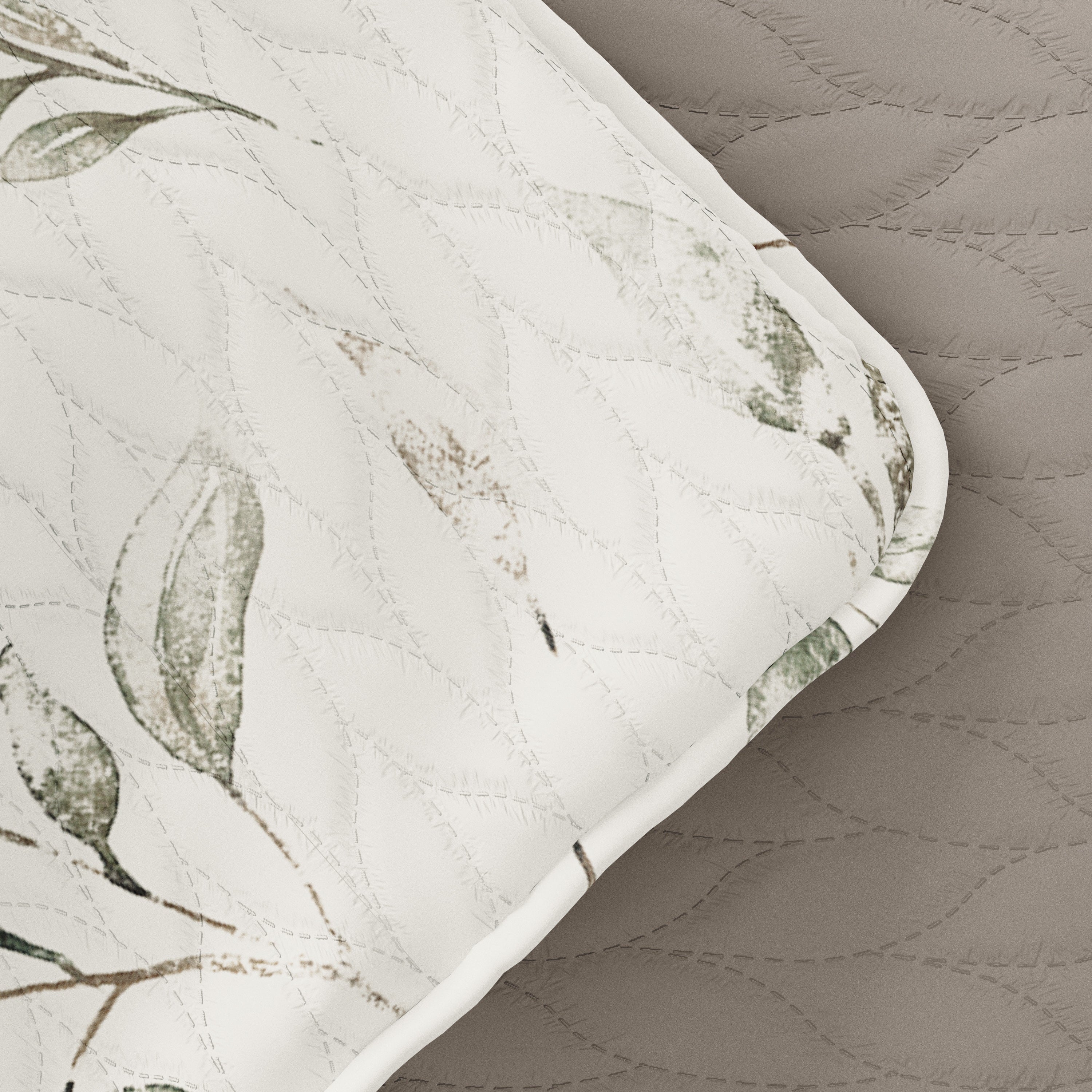 Harper Loft Unisex Watercolor Leaves 5-piece Quilt Set main image 0
