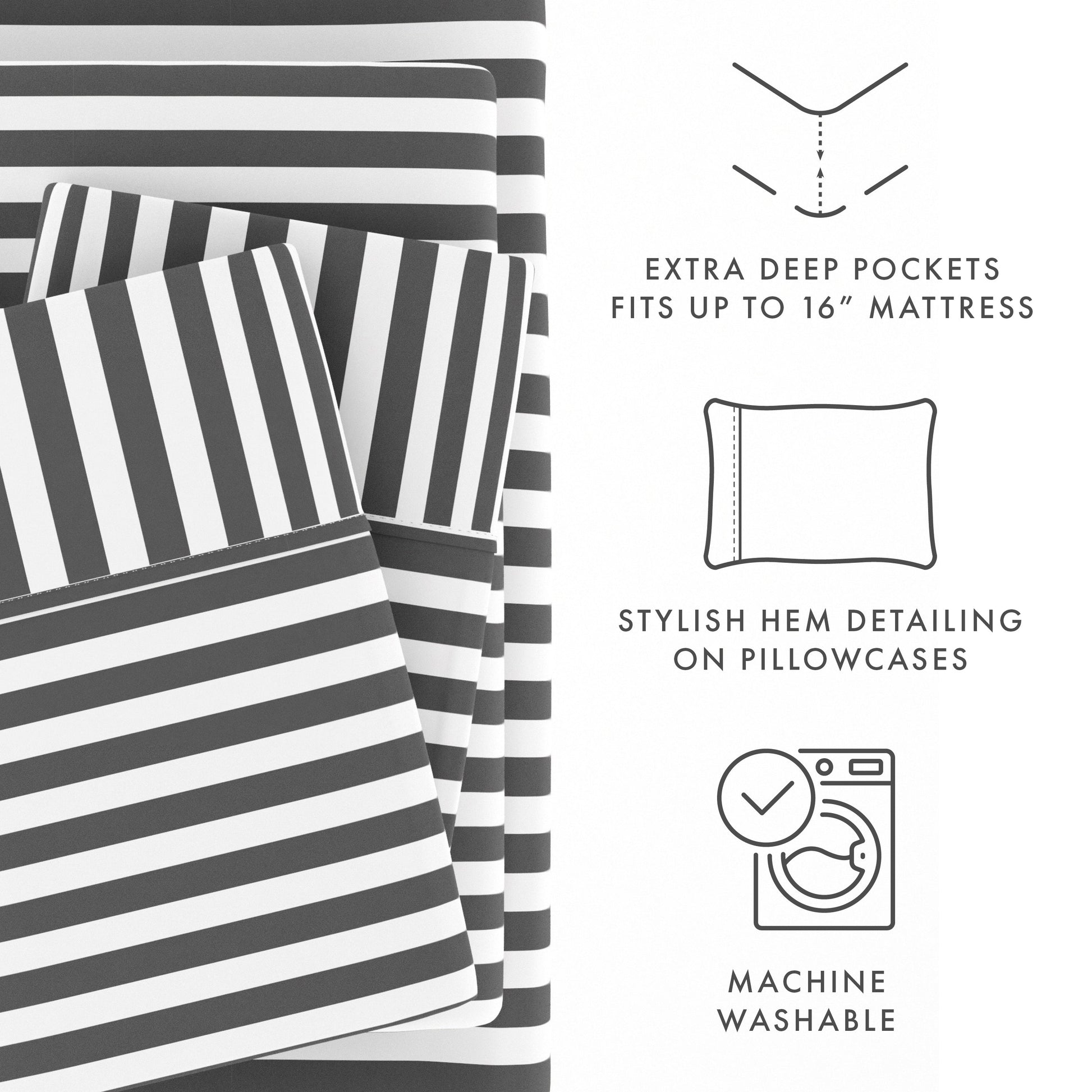 Ribbon Pattern 4-Piece Sheet Set - Sale - Linens And Hutch
