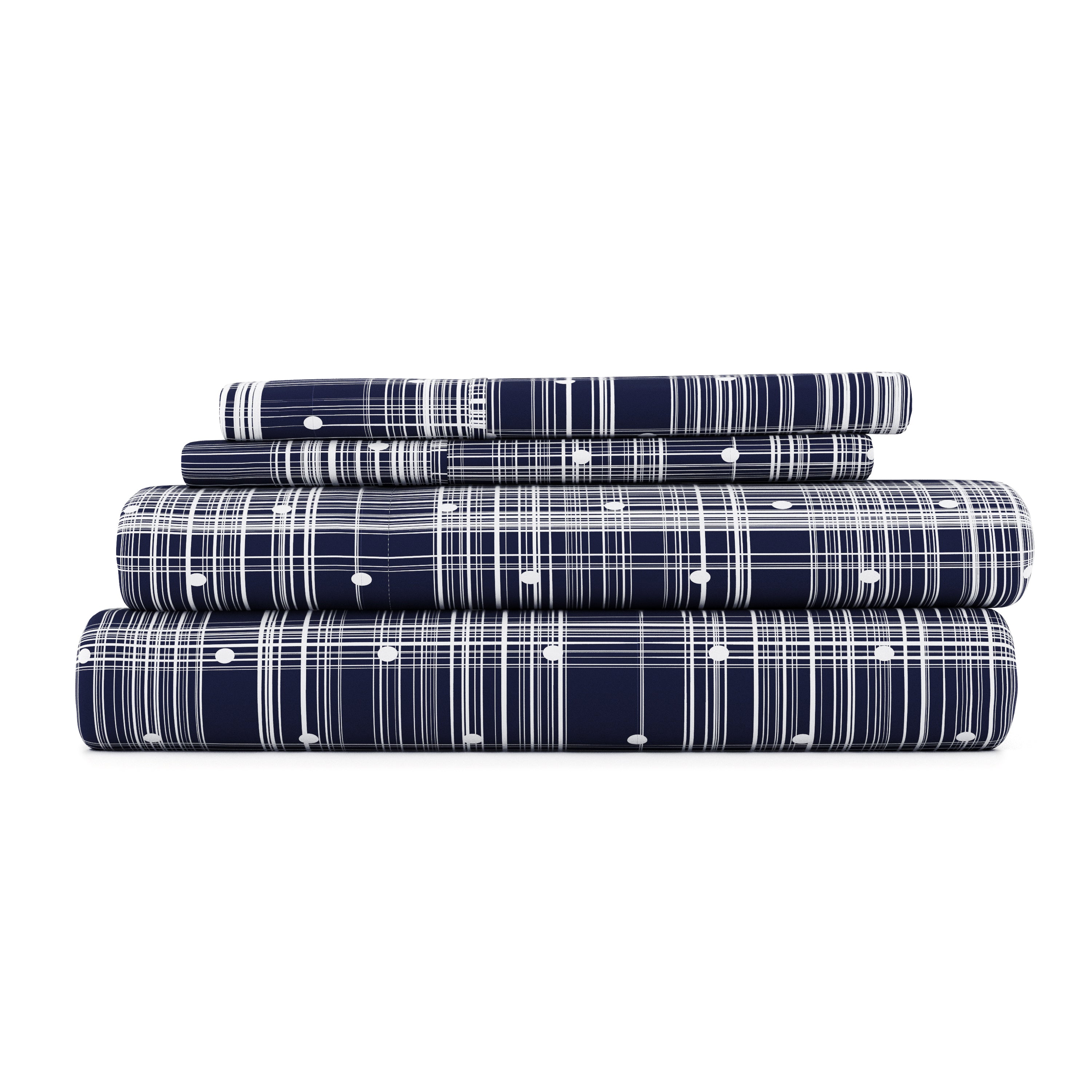 Polkadot Patterned 4-Piece Sheet Set - Linens and Hutch – Linens And Hutch